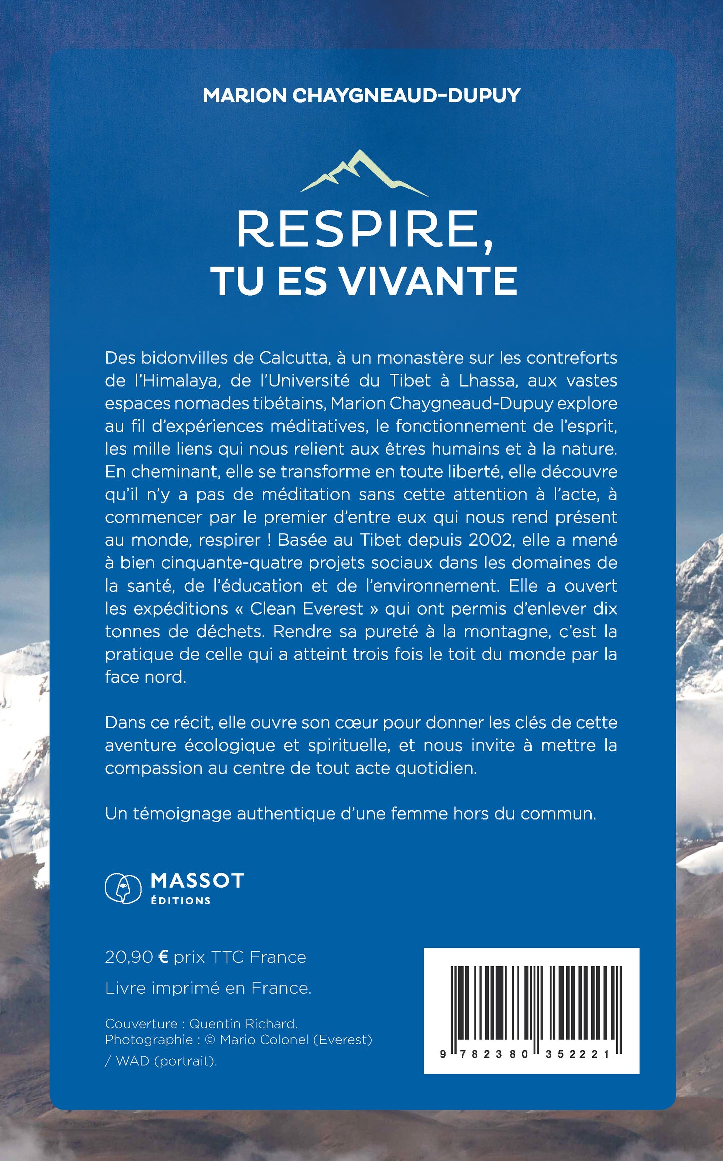 Respire, tu es vivante